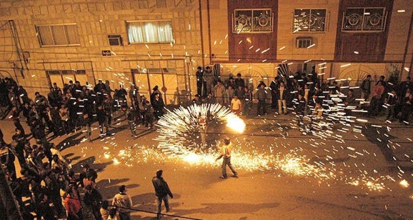 آیین های چهارشنبه سوری در اردبیل