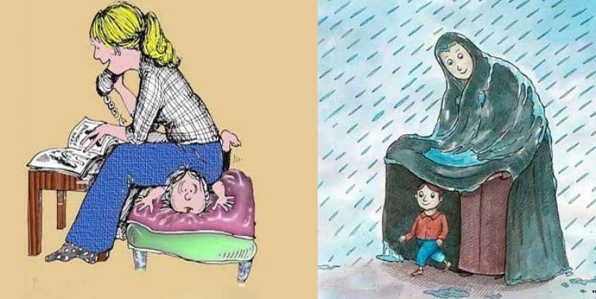 طنز تفاوت مادرهای امروزی و دیروزی