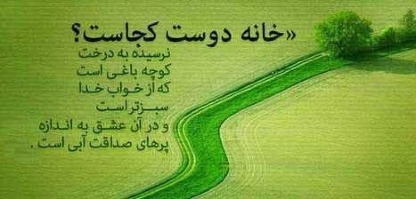 شعر زیبای نشانی از سهراب سپهری