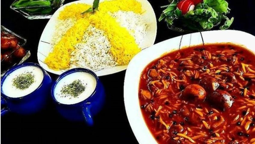 نحوه طبخ خورشت خلال غذای اصیل کرمانشاه