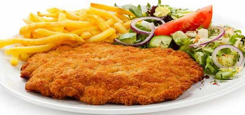 روش تهیه شنیسل مرغ با پنیر پیتزا