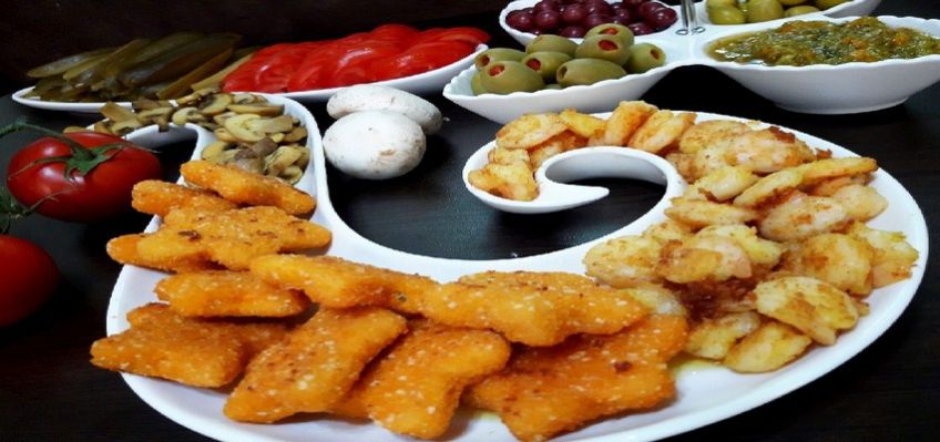 روش پخت ناگت میگو