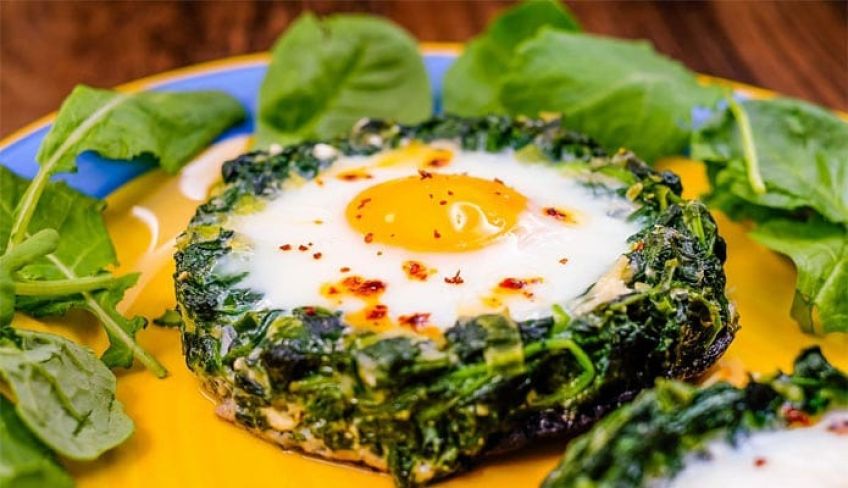 طرز تهیه نرگسی اسفناج