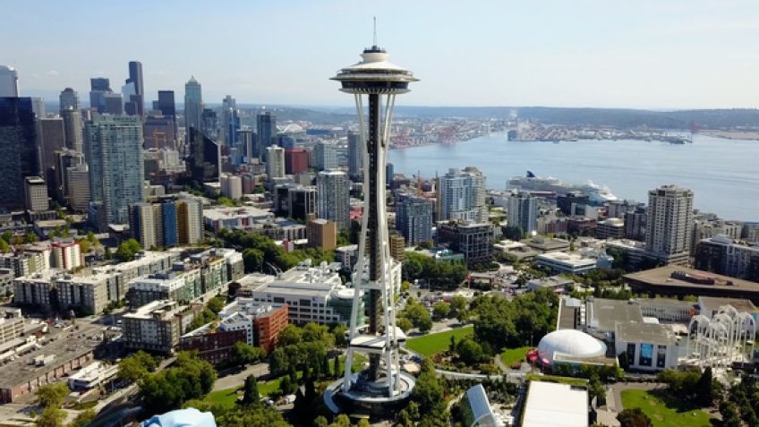 برج سوزن فضایی شهر سیاتل معروف ترین دیدنی آمریکا