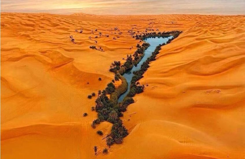 دریاچه اوباری لیبی پدیده عجیب گردشگری افریقا