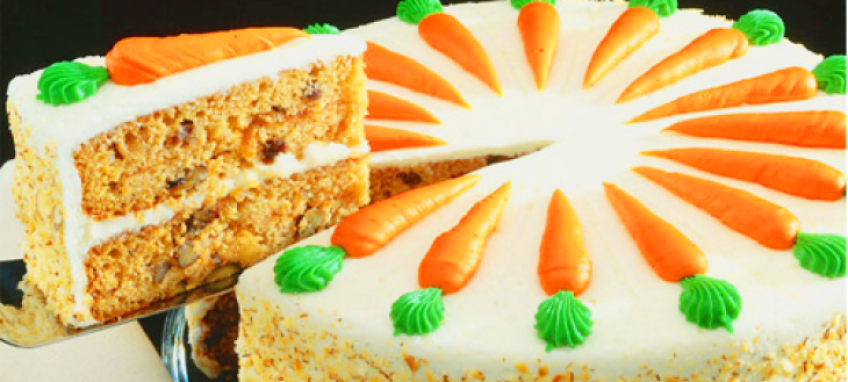 آموزش تهیه کیک هویج با گردو و دارچین
