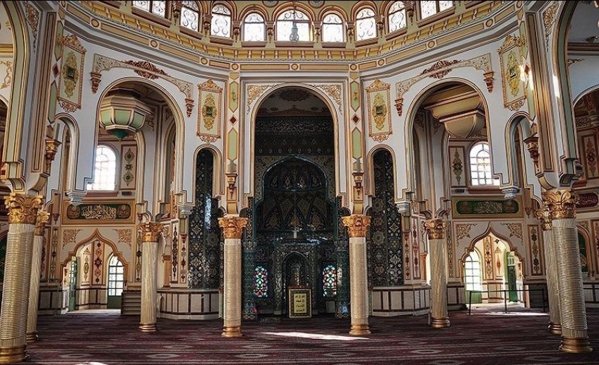 مسجد جامع شافعی کرمانشاه مسجد زیبای اهل سنت