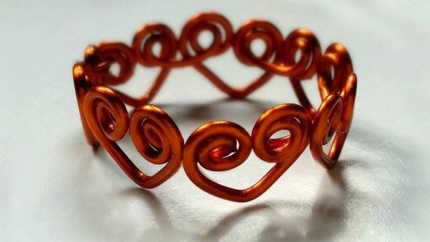 ساخت حلقه ی قلب با سیم