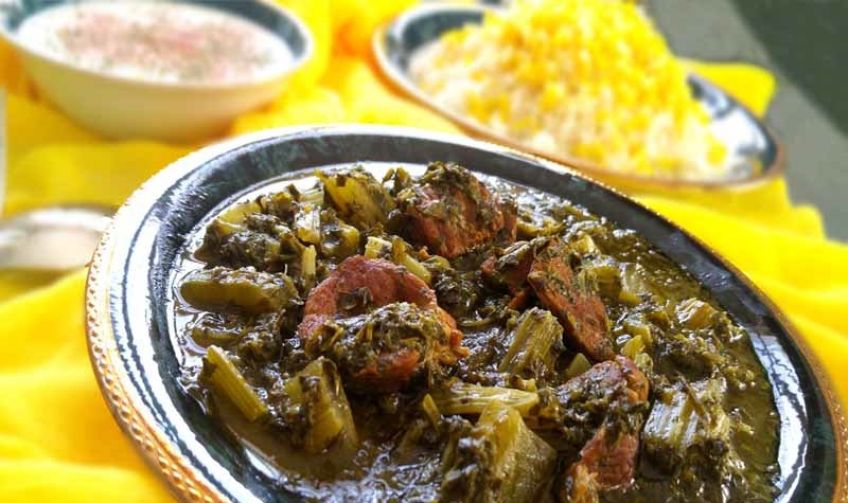 آموزش تهیه خورش کرفس رژیمی
