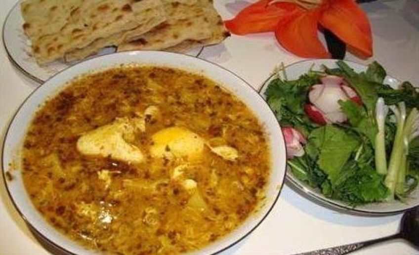 طرز تهیه اشکنه