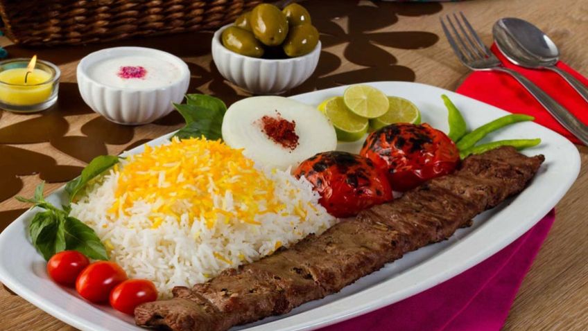 طرز تهیه کباب برگ زعفرانی