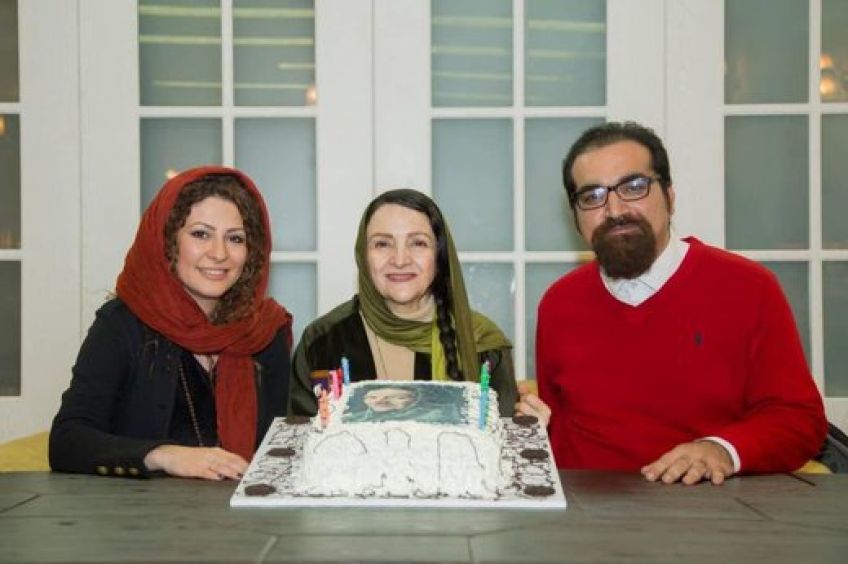 بازیگران در مراسم رونمایی از پوستر فیلم در جستجوی فریده