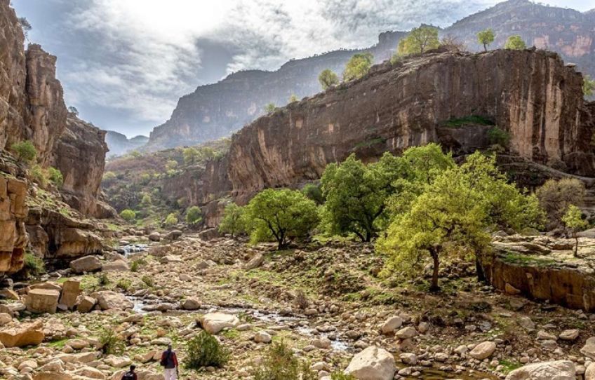 دره کول چپ لرستان یکی از گرند کانیون های ایران