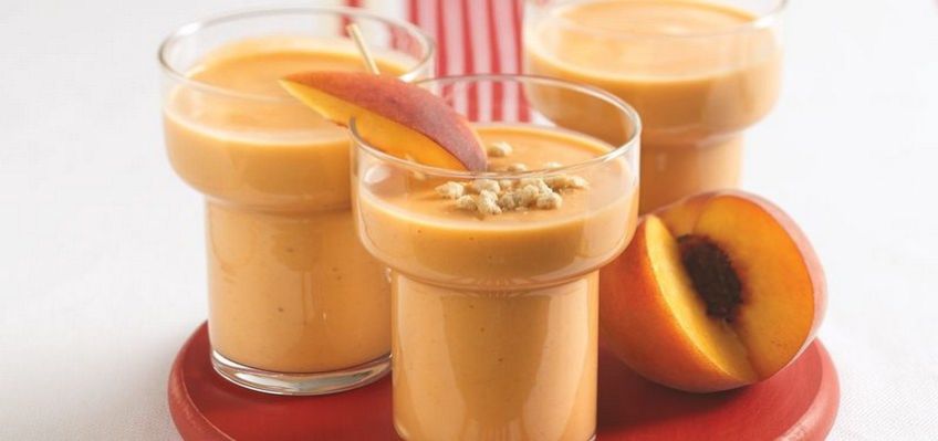 طرز تهیه نوشیدنی تابستانی اسموتی هلو