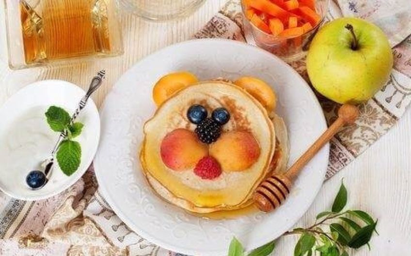 آموزش تهیه پنکیک گلابی و زنجبیل برای افراد دیابتی و رژیمی
