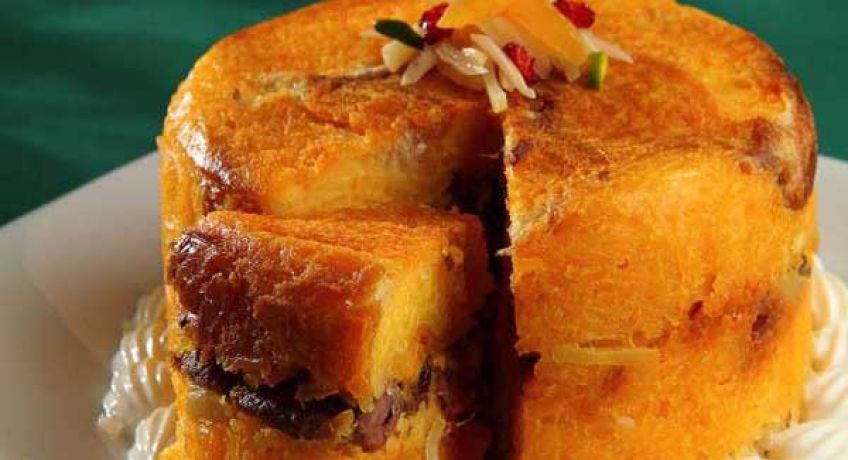 طرز تهیه ته چین قارچ بادمجان