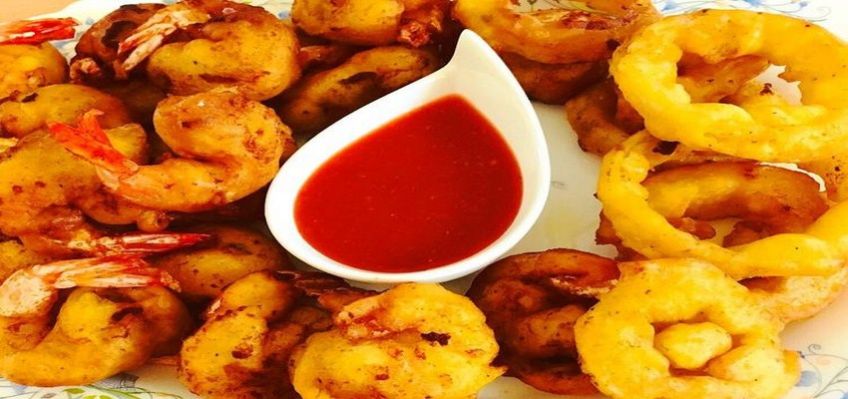 طرز تهیه بنیه میگو با سس تارتار