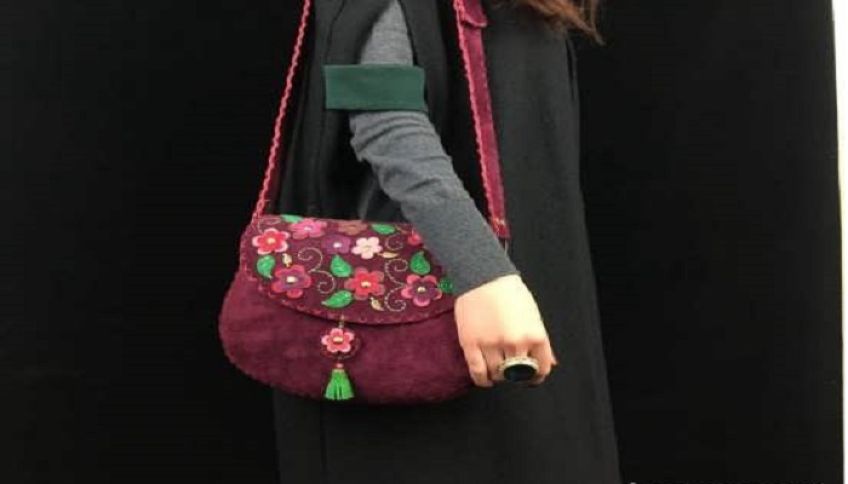 دوخت کیف نمدی با الگو