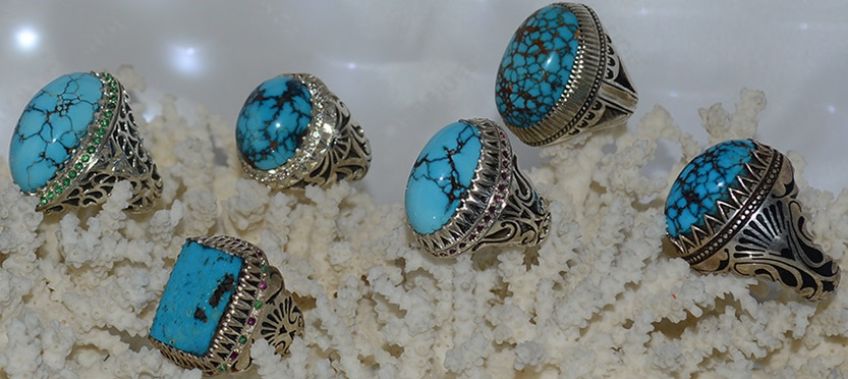 فیروزه تراشی از صنایع دستی مشهور مشهد