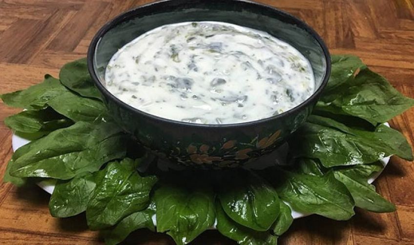 طرز تهیه بورانی اسفناج