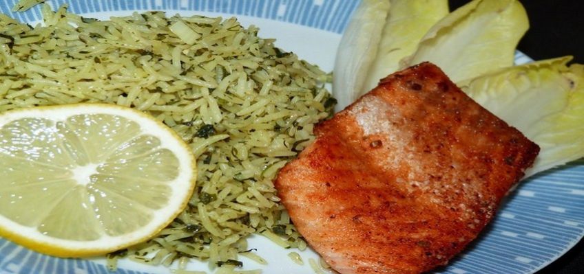 نحوه درست کردن سبزی پلو ماهی به سبک هندی