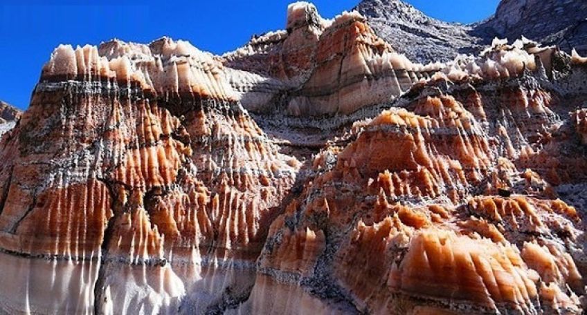 گنبد نمکی جاشک استان بوشهر بزرگ ترین گنبد نمک خاورمیانه