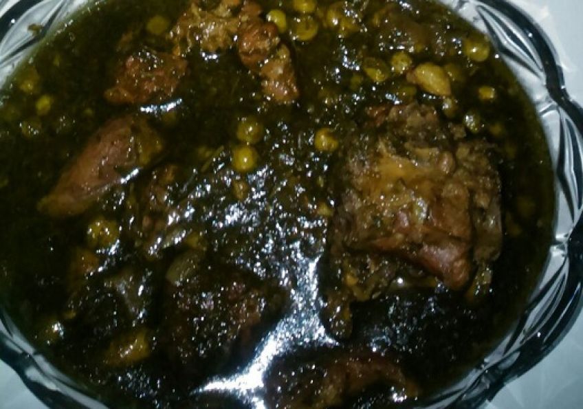 دستور پخت خورش نخود سبز با شوید