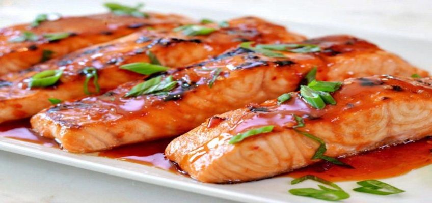 طرز تهیه ماهی قزل آلا با سس مرزه