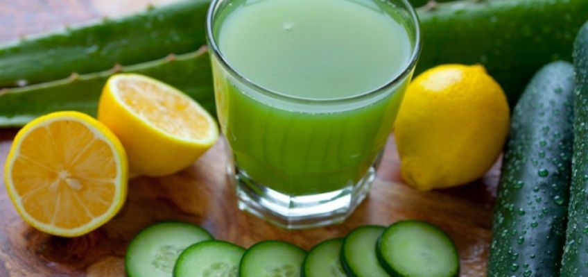 روش تهیه نوشیدنی دتاکس واتر لیمو و خیار