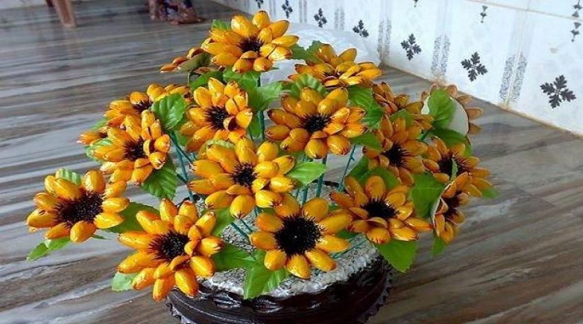 ساخت وسایل تزیینی با پوست پسته