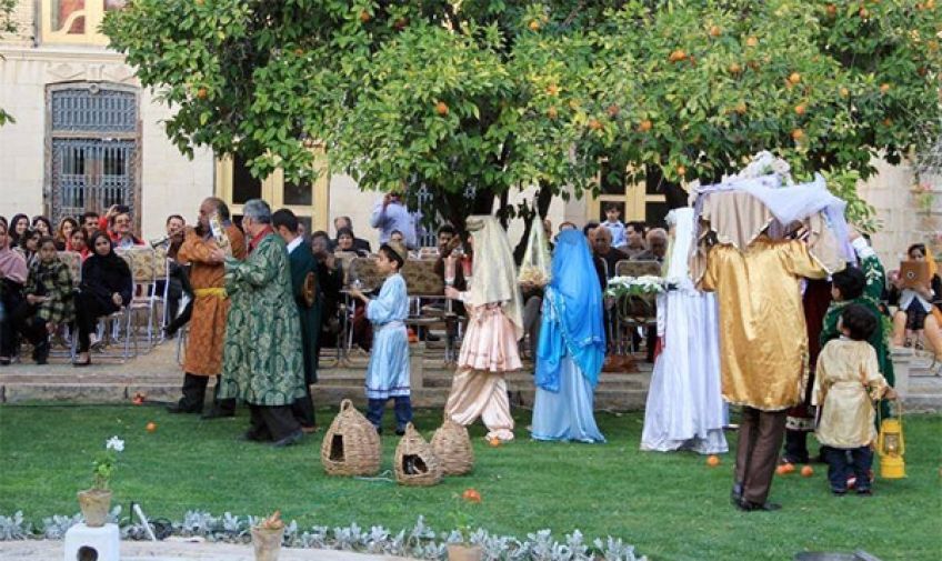 جشن عروسی درخت نارنج در شیراز