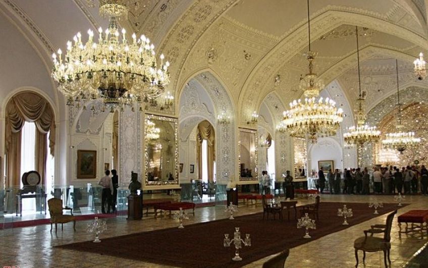 تالار سلام کاخ گلستان تهران تالار تشریفات رسمی پهلوی
