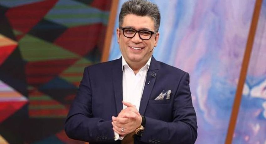 رضا رشیدپور مجری برنامه حالا خورشید دوباره در آنتن زنده از حال رفت