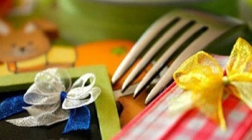 روش درست کردن پاپیون با چنگال