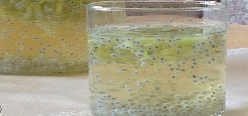 طرز تهیه نوشیدنی تخم شربتی با طعم خیار و سکنجبین