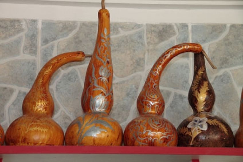 کدوی منقوش صنایع دستی گیلان