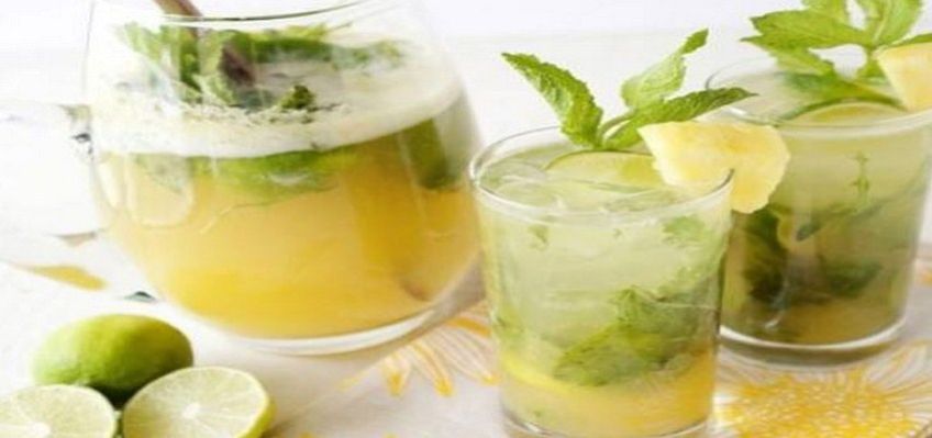 روش تهیه نوشیدنی موهیتوی آناناس