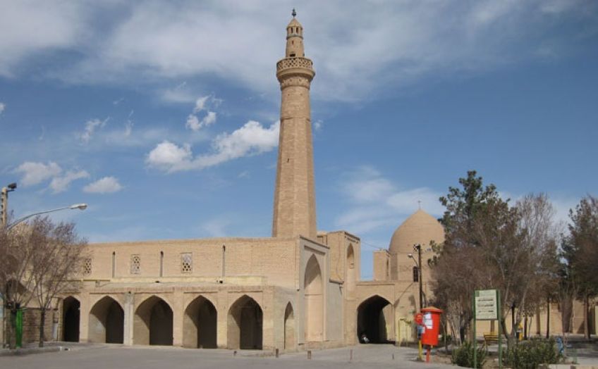 مسجد جامع شهرستان نائین اصفهان از مهمترین بنا های تاریخی مساجد ایران