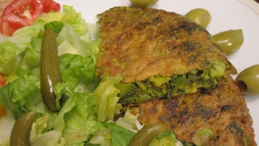 روش پخت کوکوی باقلا سبز