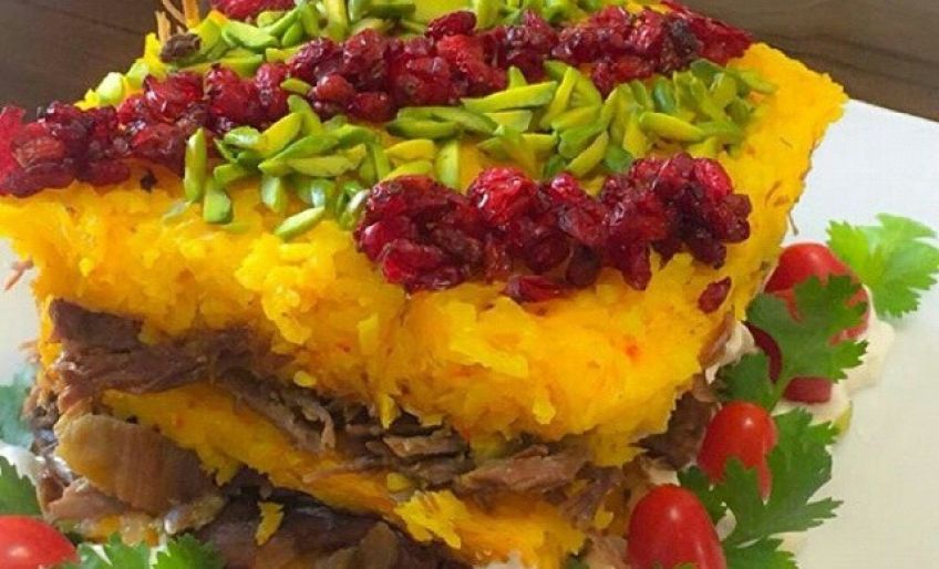 طرز پخت ته چین گوشت