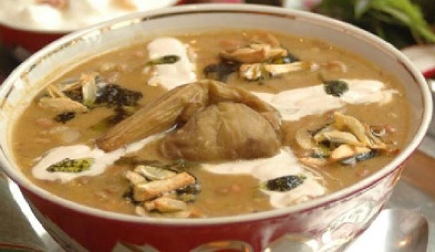 دستور پخت آبگوشت بادمجان