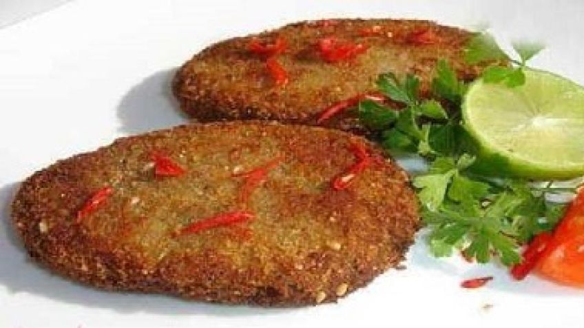 طرزطبخ کتلت گیاهی با سس زنجبیل