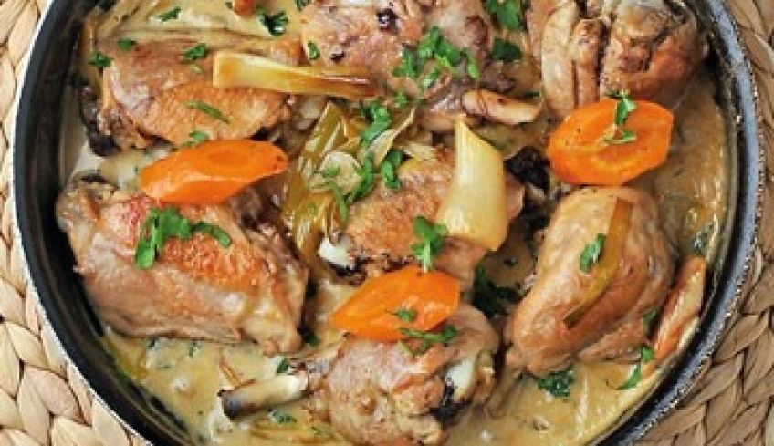 دستور طبخ مرغ با سس غوره