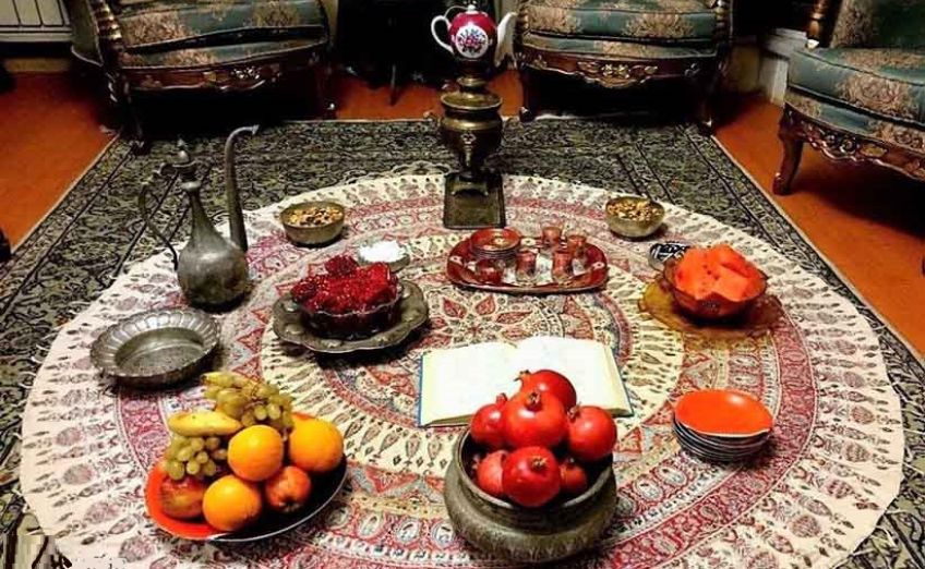 آداب و رسوم شب یلدا در گیلان