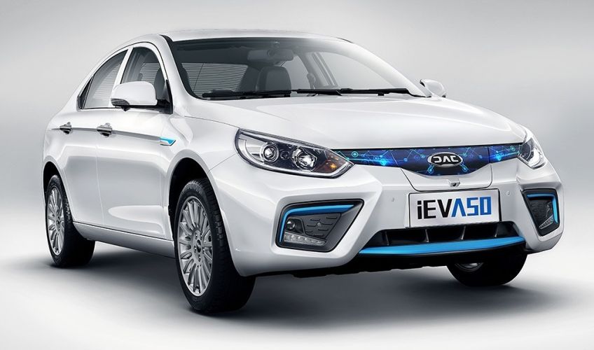 خودرو تمام الکتریکی جک IEV A50 معرفی شد