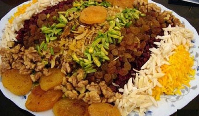 روش تهیه آجیل پلو هندی
