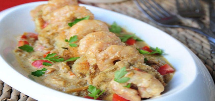 روش تهیه خوراک سوخاری بادمجان و میگو