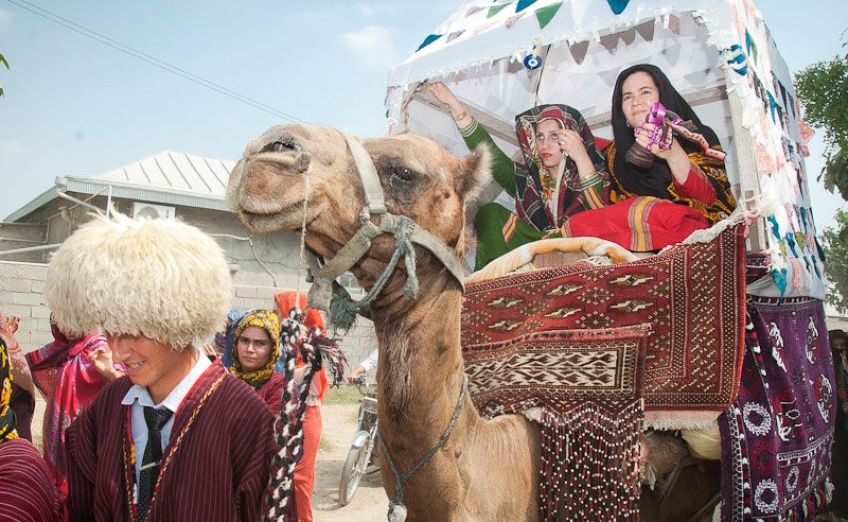 هنر کجاوه بافی ترکمن