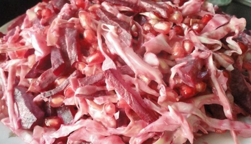 روش تهیه سالاد لبو و کلم