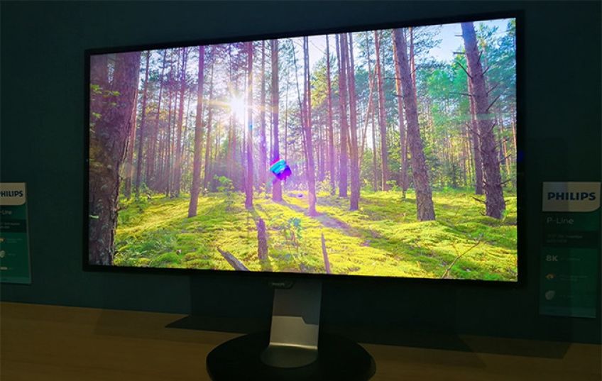 مانیتور اولترا HDR فیلیپس با رزولوشن 8K